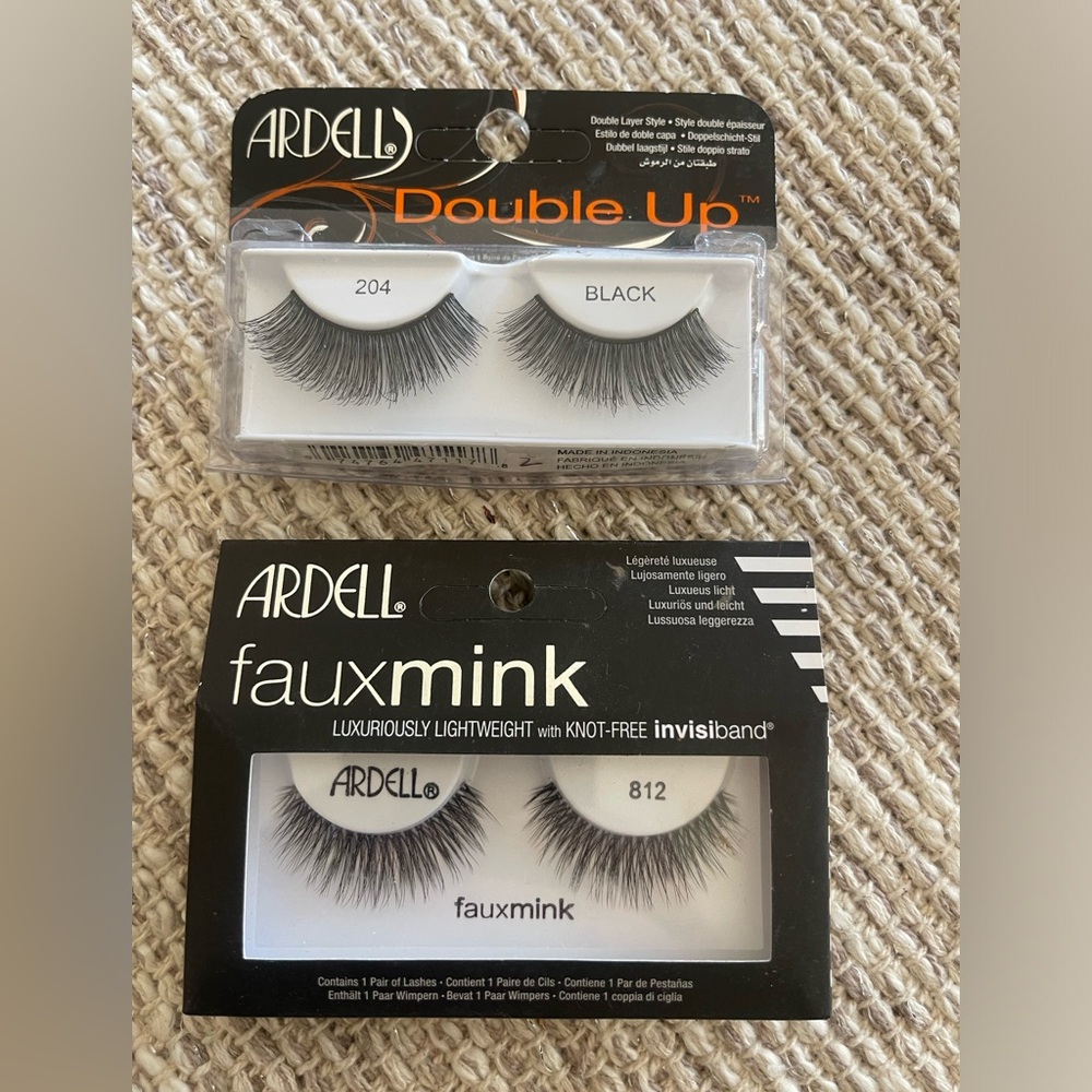 Set of 2 new Ardell faux false eyelashes